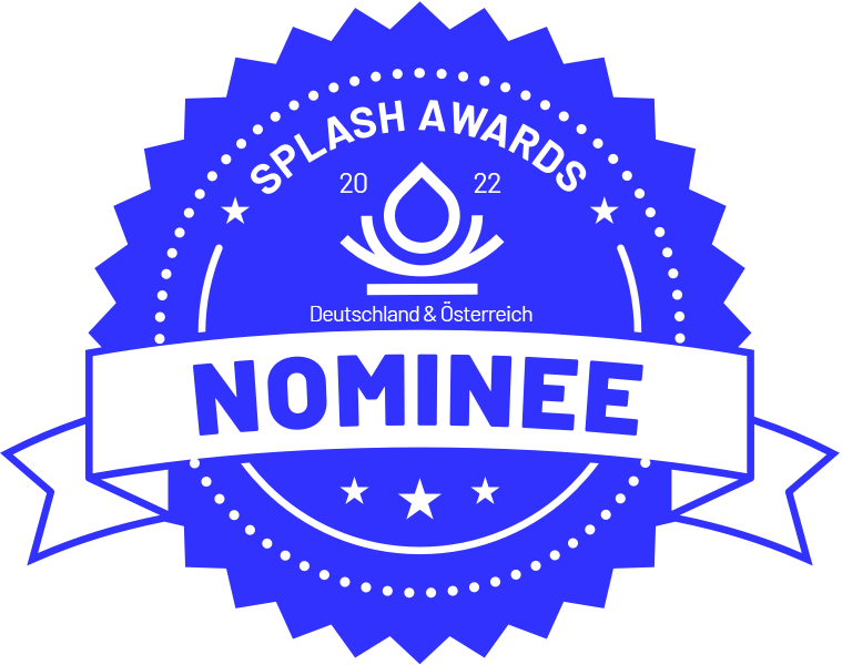 Drupal Splash Awards 2022 Nominee Badges