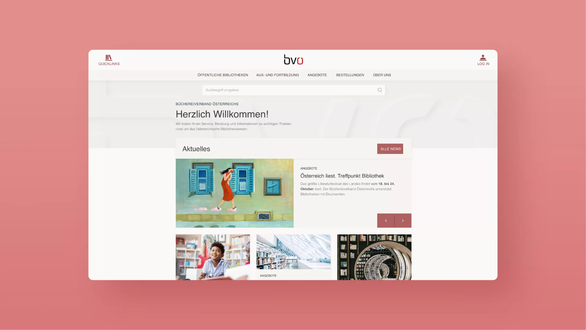 Büchereiverband Österreich Mockup