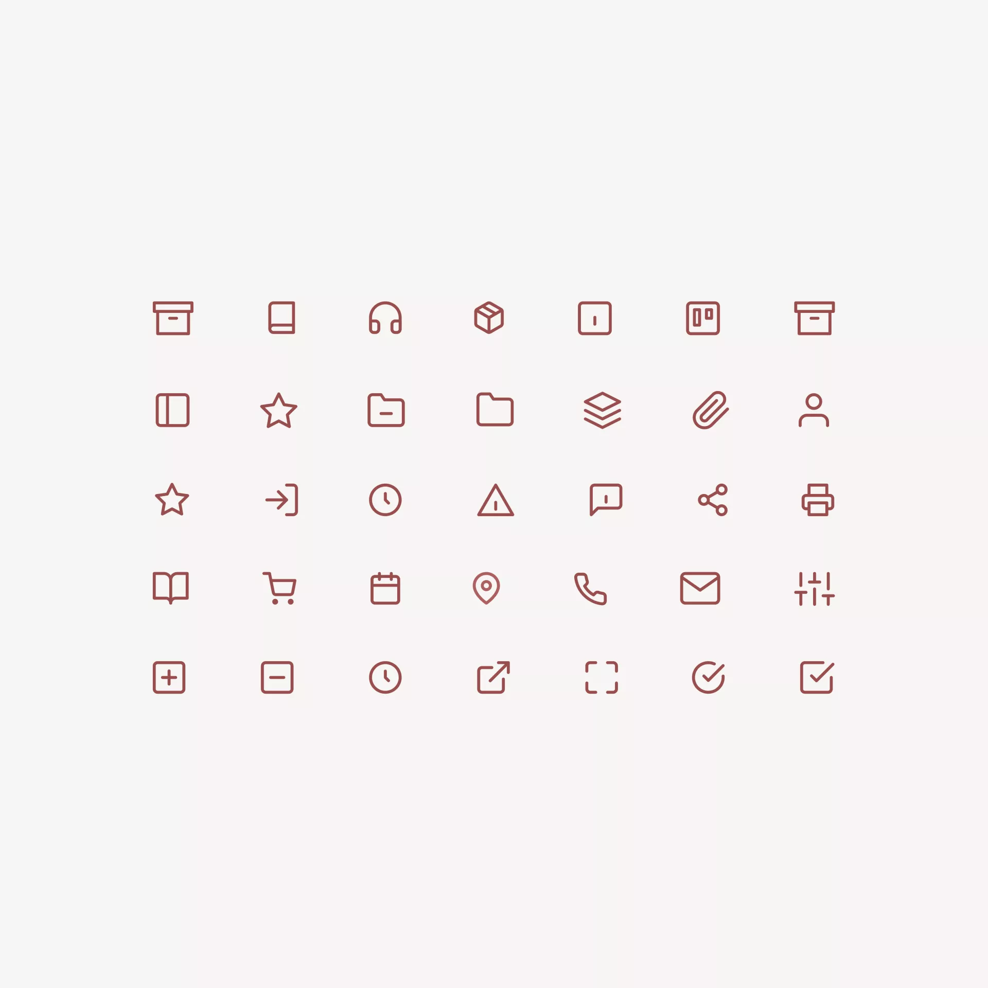Büchereiverband Österreich Icons