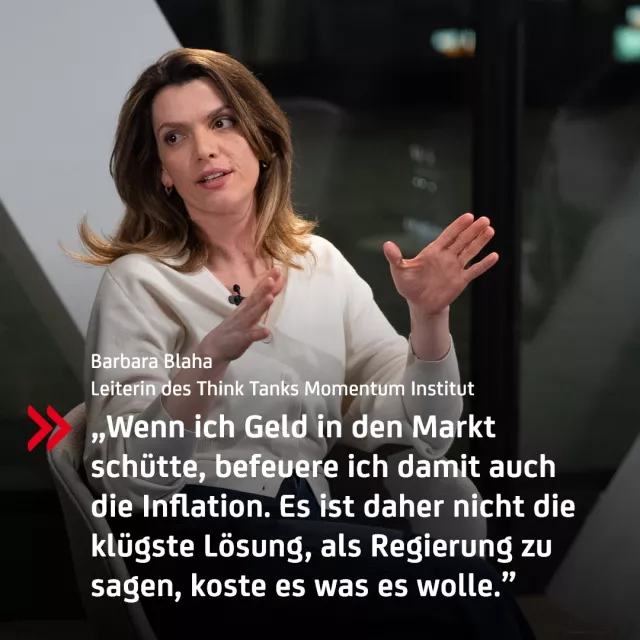 Bank Austria Future Talk Blaha Zitat