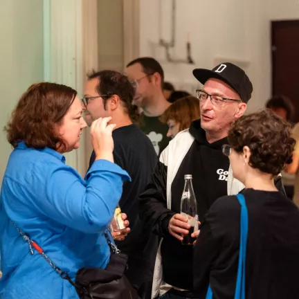 drupal meetup interessierte meschen im gespräch
